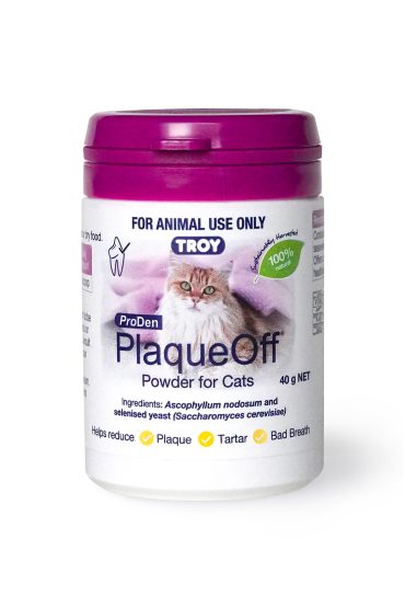 Troy PlaqueOff Powder for Cats 40 g
