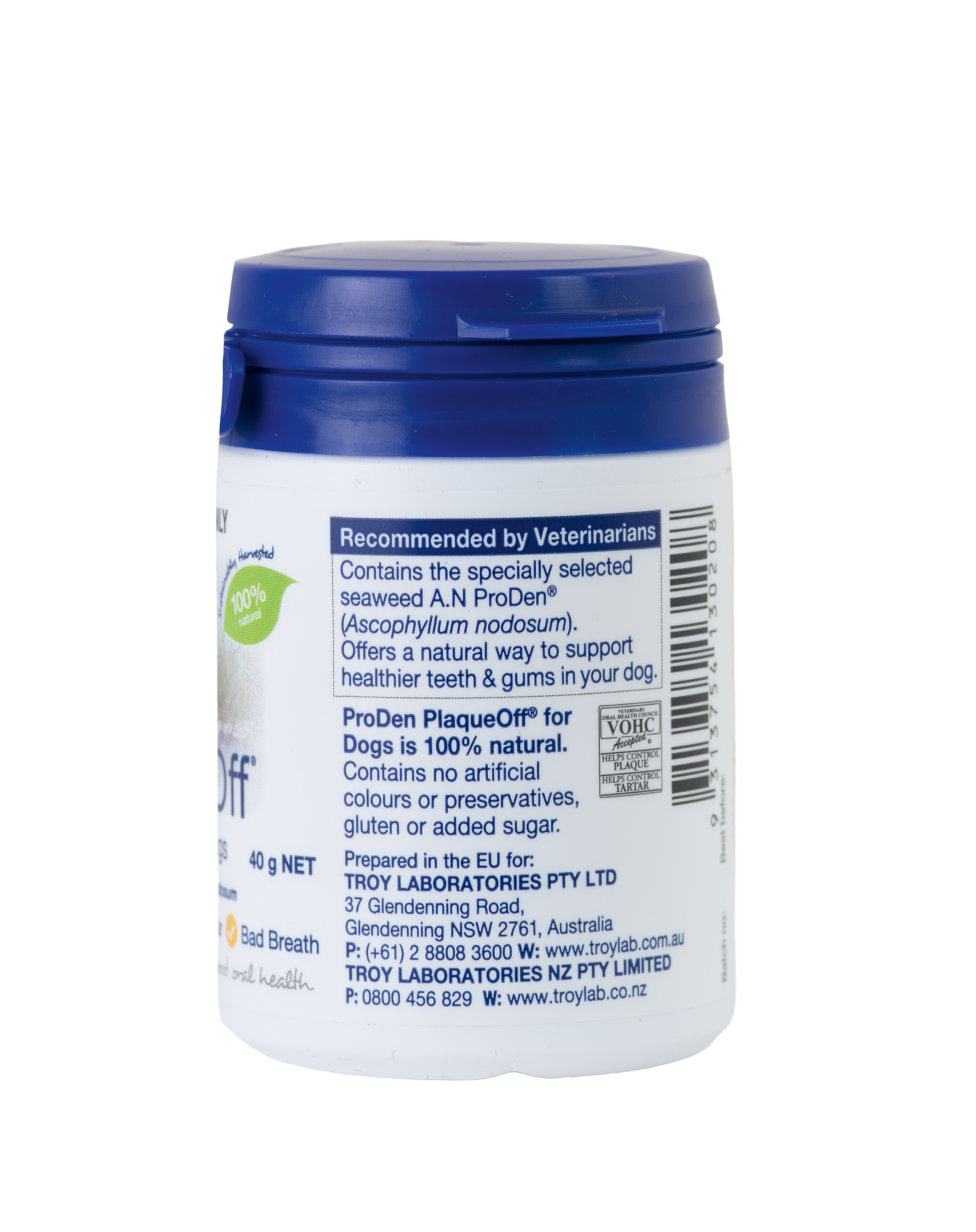 Troy PlaqueOff Powder for Dogs
